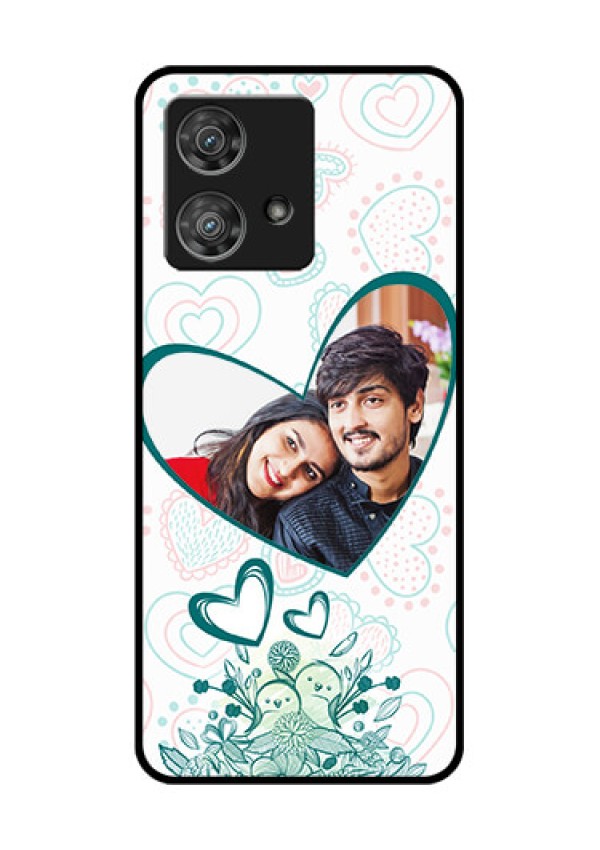 Motorola Edge 40 Neo Custom Glass Phone Case - Premium Couple Design