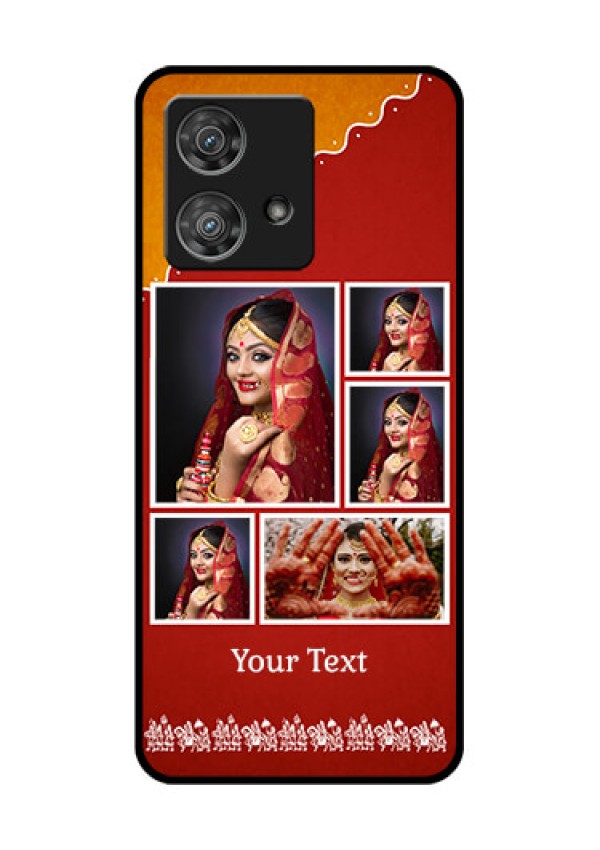 Motorola Edge 40 Neo Custom Glass Phone Case - Wedding Pic Upload Design