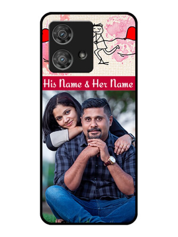 Custom Motorola Edge 40 Neo Custom Glass Phone Case - You And Me Case Design