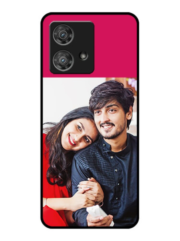 Custom Motorola Edge 40 Neo Custom Glass Phone Case - Anniversary Cover Design