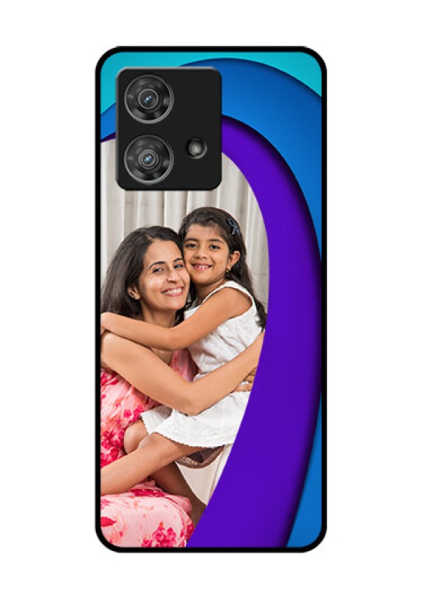 Motorola Edge 40 Neo Custom Glass Phone Case - Simple Pattern Design