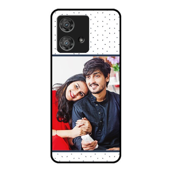 Motorola Edge 40 Neo Custom Glass Phone Case - Premium Dot Design
