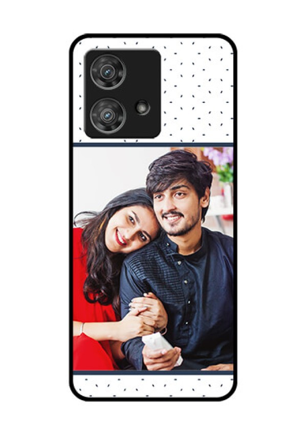 Motorola Edge 40 Neo Custom Glass Phone Case - Premium Dot Design