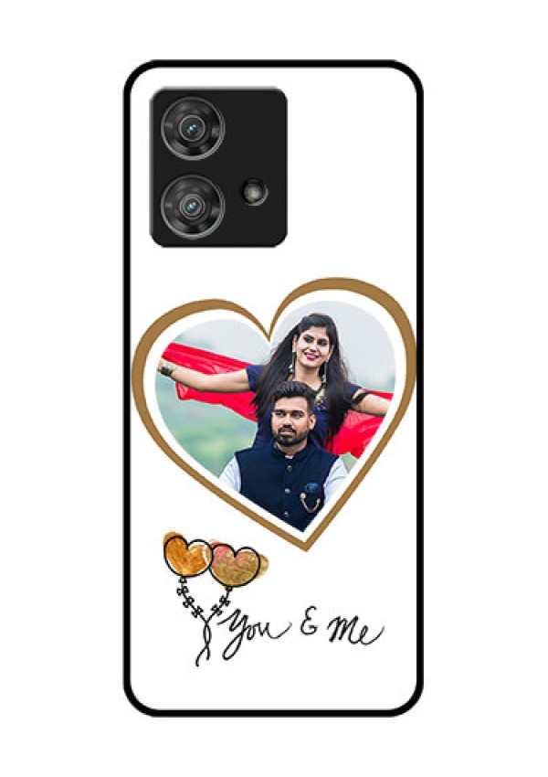 Motorola Edge 40 Neo Custom Glass Phone Case - You & Me Design