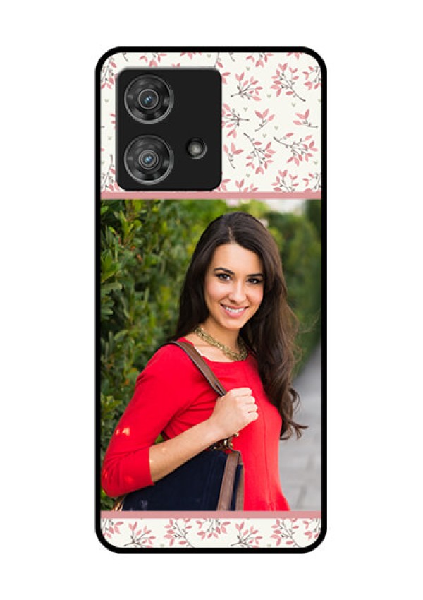 Motorola Edge 40 Neo Custom Glass Phone Case - Stunning Floral Design