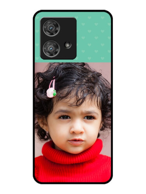 Custom Motorola Edge 40 Neo Custom Glass Phone Case - Lovers Picture Design