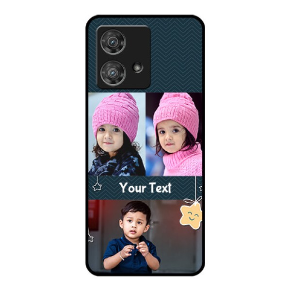 Motorola Edge 40 Neo Custom Glass Phone Case - Hanging Stars Design