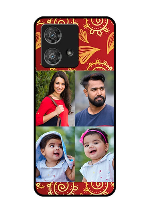 Motorola Edge 40 Neo Custom Glass Phone Case - 4 Image Traditional Design