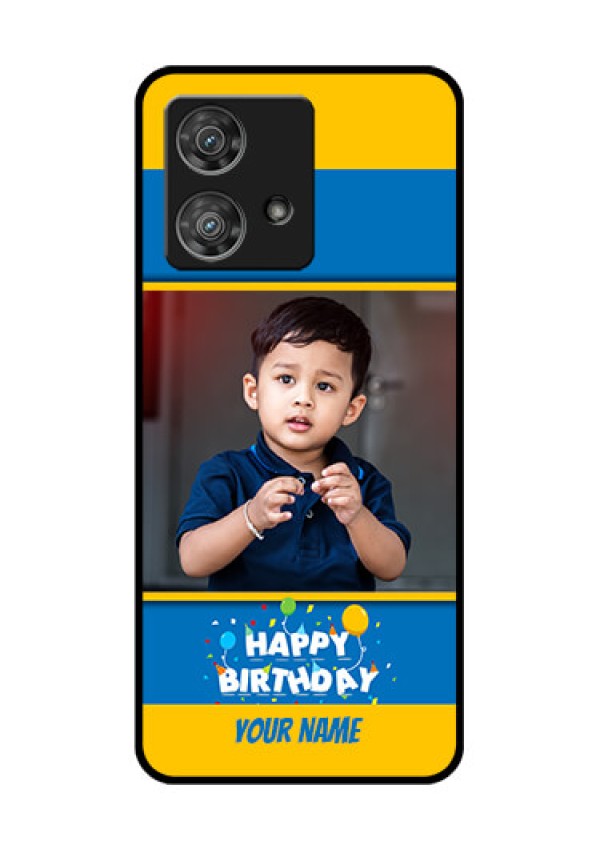 Motorola Edge 40 Neo Custom Glass Phone Case - Birthday Wishes Design