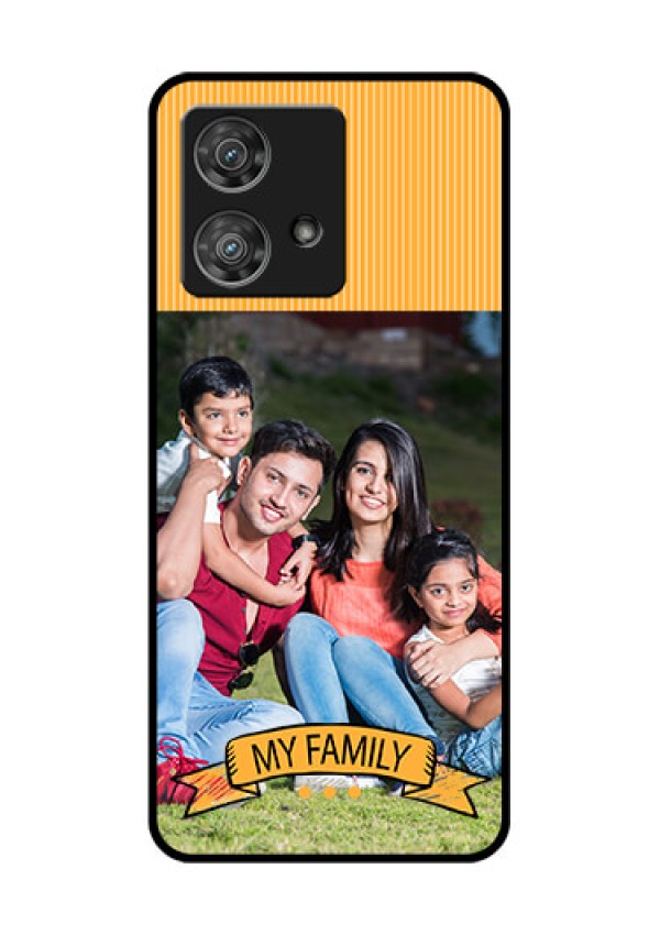 Motorola Edge 40 Neo Custom Glass Phone Case - My Family Design