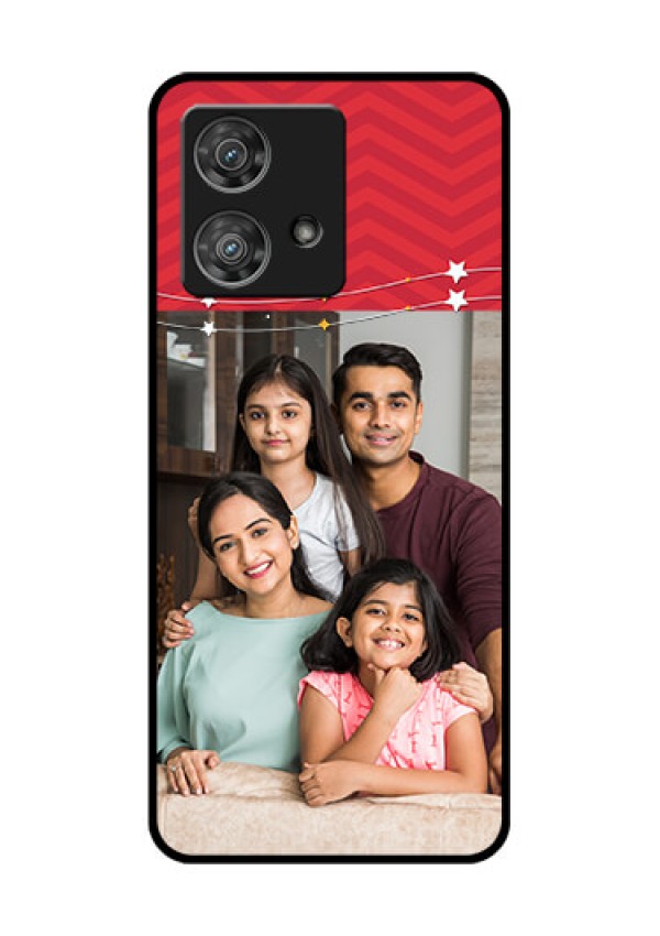 Motorola Edge 40 Neo Custom Glass Phone Case - Happy Family Design