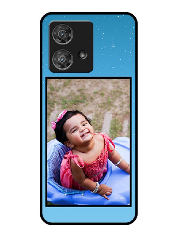 Custom Motorola Edge 40 Neo Custom Glass Phone Case - Wave Pattern Colorful Design