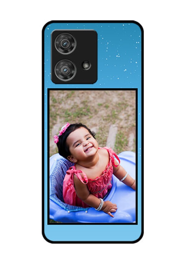 Motorola Edge 40 Neo Custom Glass Phone Case - Wave Pattern Colorful Design