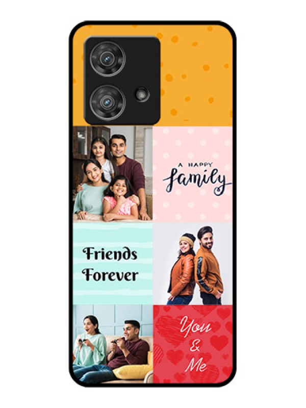 Custom Motorola Edge 40 Neo Custom Glass Phone Case - Images With Quotes Design