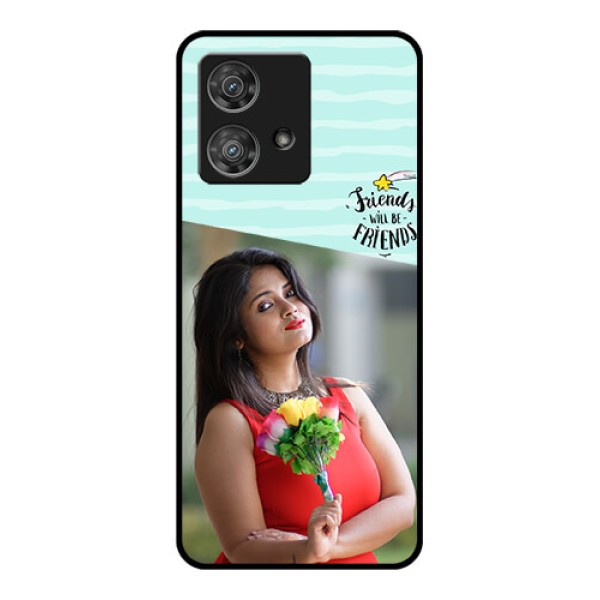 Motorola Edge 40 Neo Custom Glass Phone Case - Friends Picture Icon Design Motorola Edge 40 Neo Custom Glass Phone Case - Friends Picture Icon Design