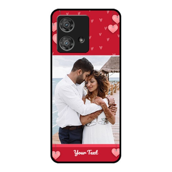 Motorola Edge 40 Neo Custom Glass Phone Case - Valentines Day Design