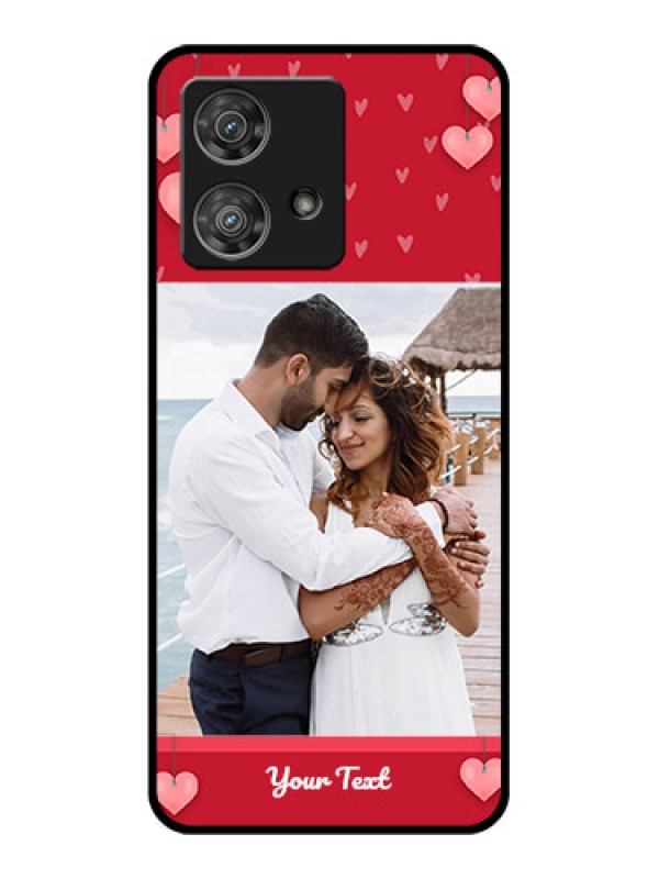 Custom Motorola Edge 40 Neo Custom Glass Phone Case - Valentines Day Design