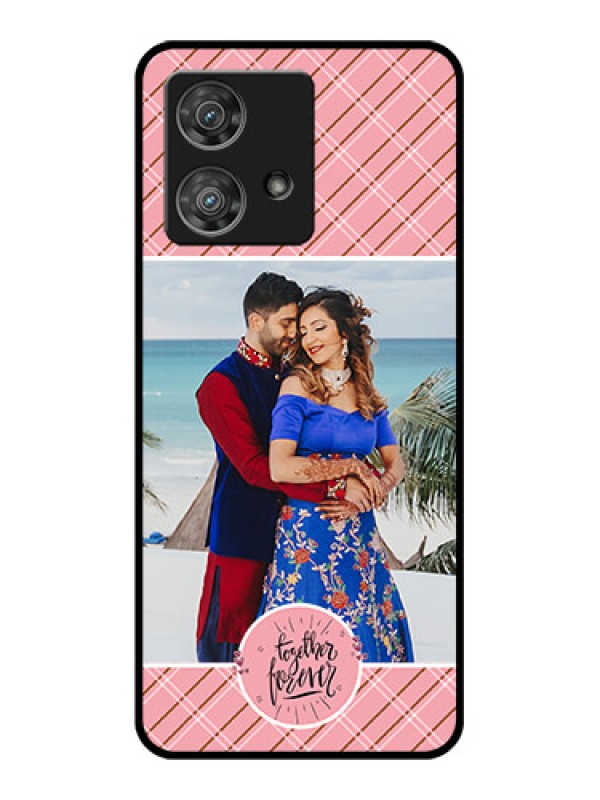 Custom Motorola Edge 40 Neo Custom Glass Phone Case - Together Forever Design