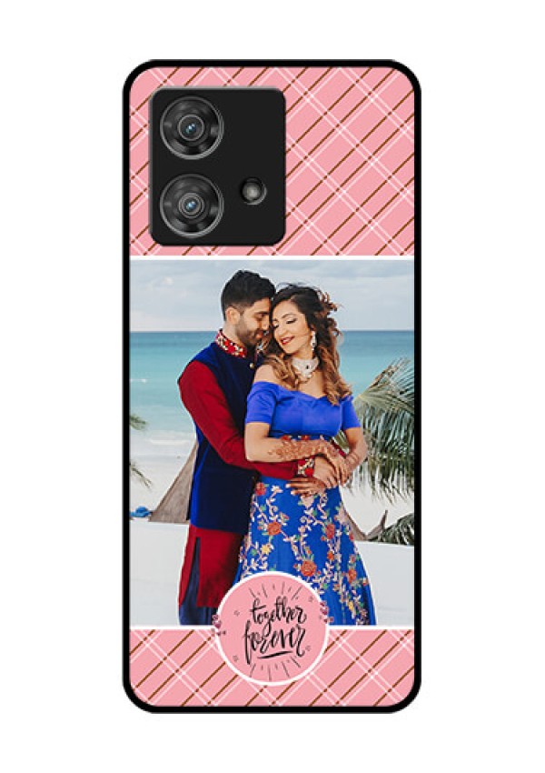 Motorola Edge 40 Neo Custom Glass Phone Case - Together Forever Design