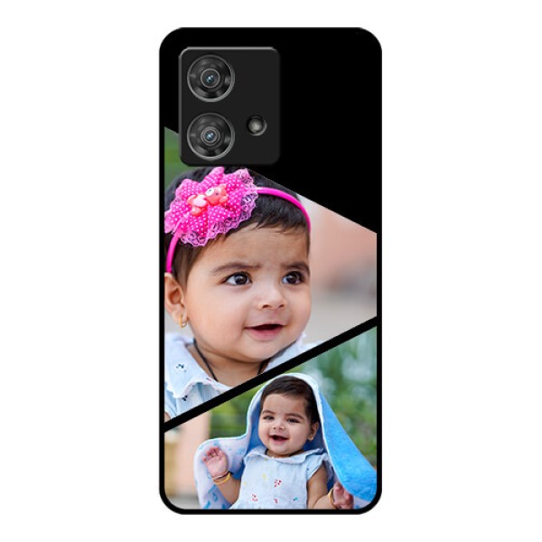 Motorola Edge 40 Neo Custom Glass Phone Case - Semi Cut Design