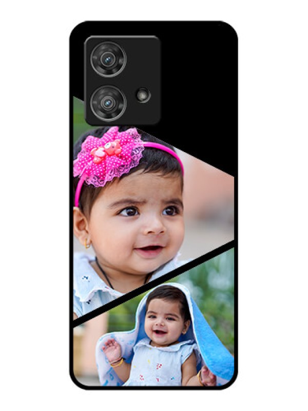 Custom Motorola Edge 40 Neo Custom Glass Phone Case - Semi Cut Design