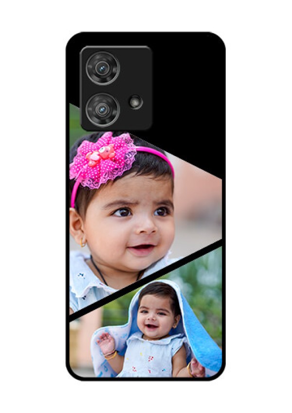 Motorola Edge 40 Neo Custom Glass Phone Case - Semi Cut Design