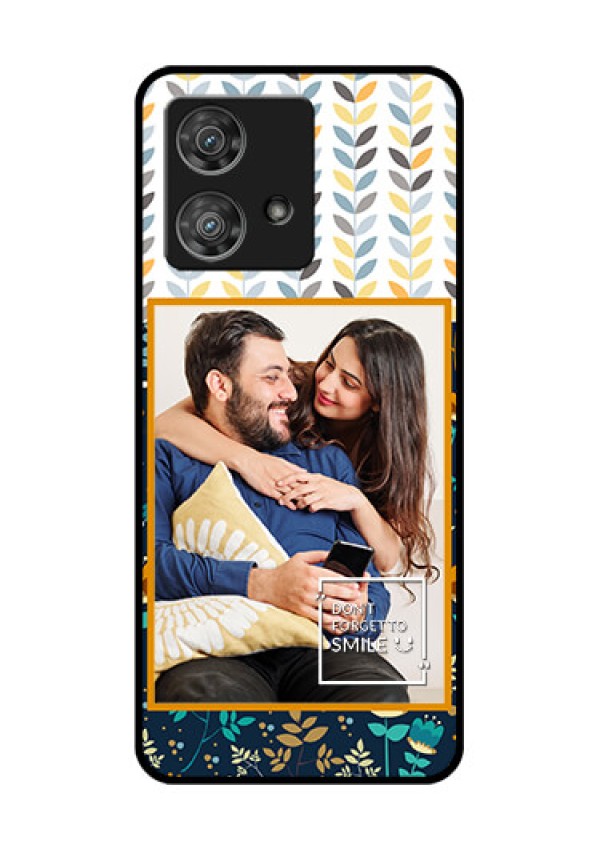 Motorola Edge 40 Neo Custom Glass Phone Case - Pattern Design