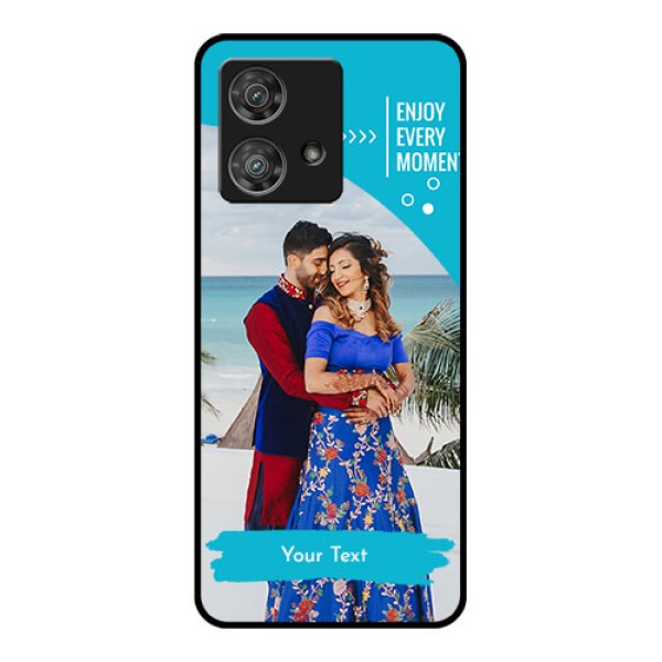Motorola Edge 40 Neo Custom Glass Phone Case - Happy Moment Design