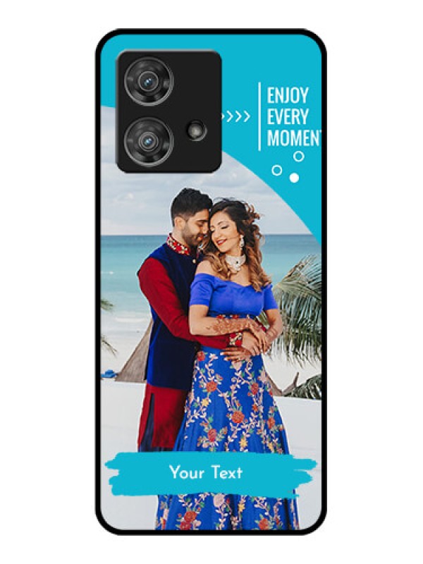 Custom Motorola Edge 40 Neo Custom Glass Phone Case - Happy Moment Design