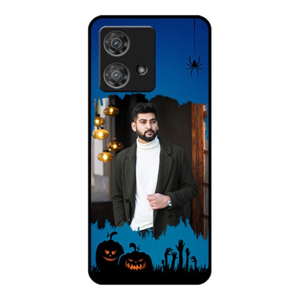 Motorola Edge 40 Neo Custom Glass Phone Case - With Pro Halloween Design
