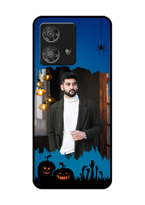Motorola Edge 40 Neo Custom Glass Phone Case - With Pro Halloween Design