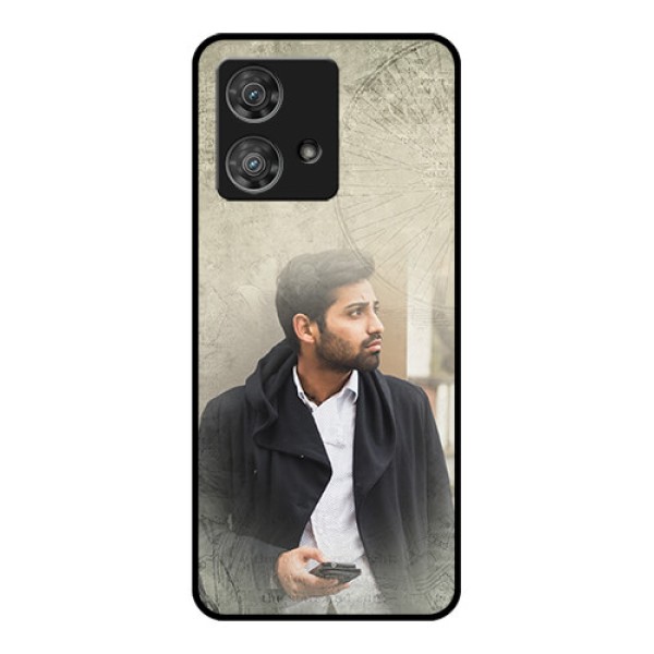 Motorola Edge 40 Neo Custom Glass Phone Case - With Vintage Design