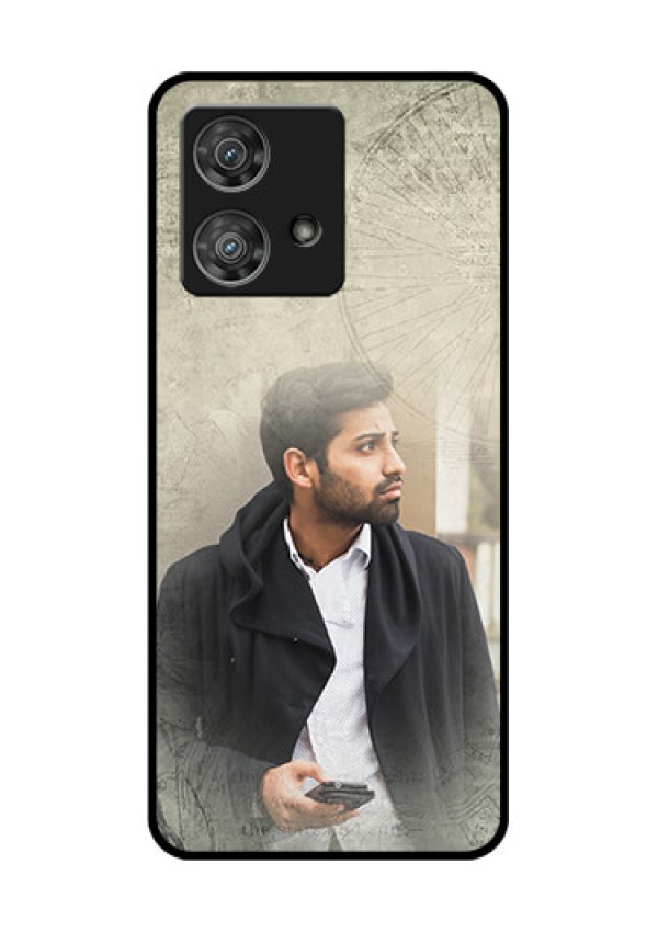 Motorola Edge 40 Neo Custom Glass Phone Case - With Vintage Design