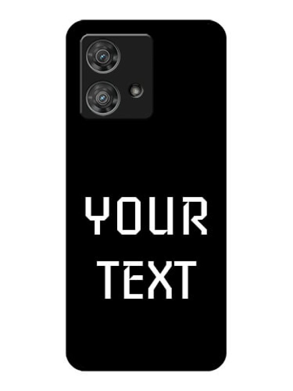 Custom Motorola Edge 40 Neo Custom Glass Phone Case - Your Name Design