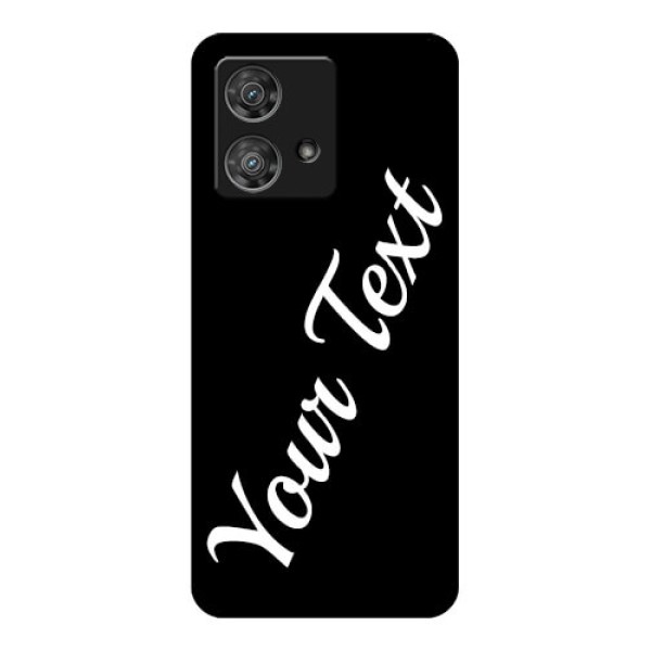 Motorola Edge 40 Neo Custom Glass Phone Case - With Your Name Design Motorola Edge 40 Neo Custom Glass Phone Case - With Your Name Design