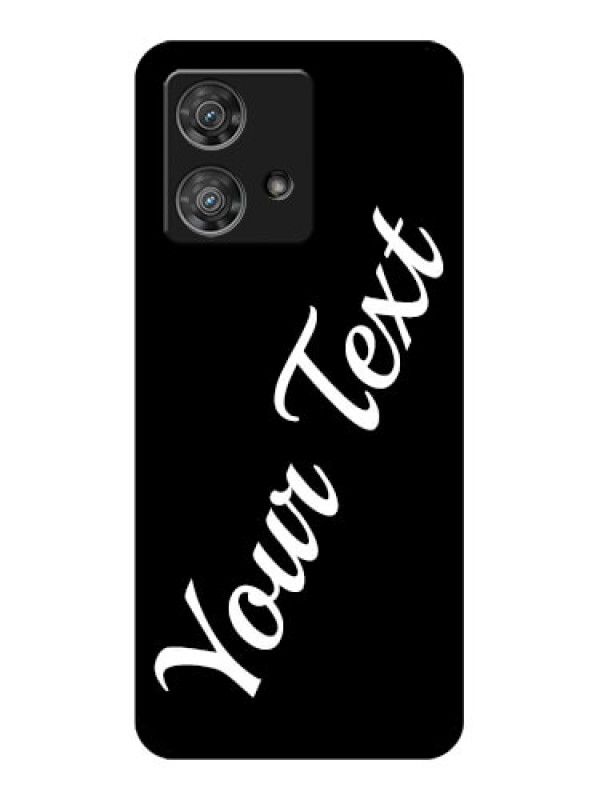 Custom Motorola Edge 40 Neo Custom Glass Phone Case - With Your Name Design