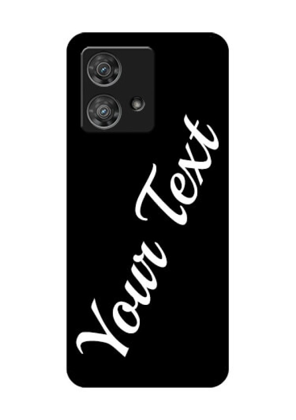 Motorola Edge 40 Neo Custom Glass Phone Case - With Your Name Design
