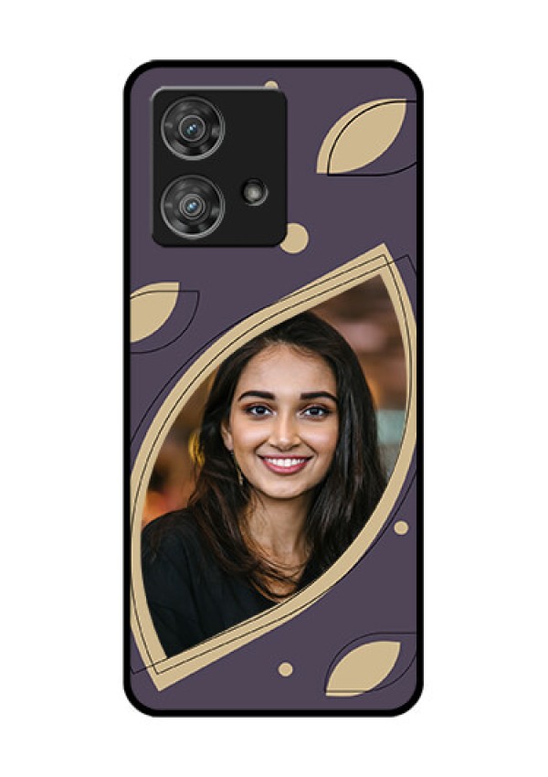 Motorola Edge 40 Neo Custom Glass Phone Case - Falling Leaf Design