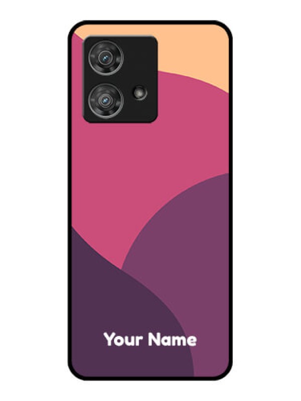 Custom Motorola Edge 40 Neo Custom Glass Phone Case - Mixed Multi - Colour Abstract Art Design