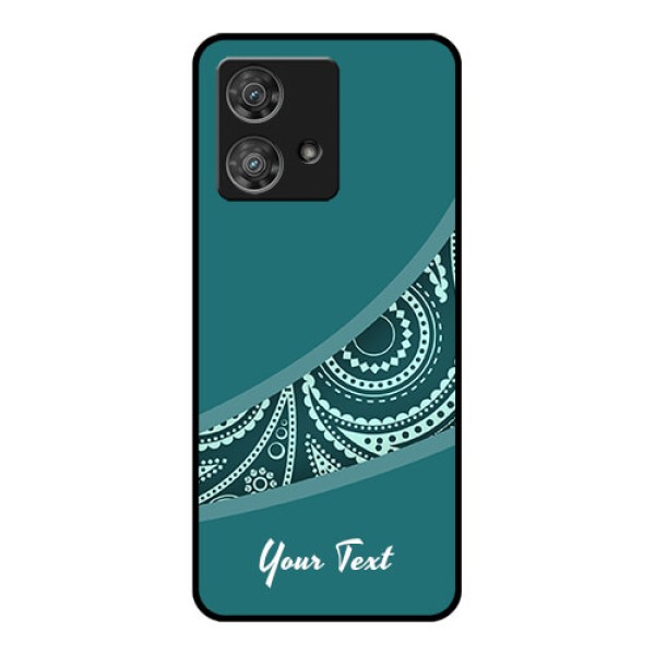 Motorola Edge 40 Neo Custom Glass Phone Case - Semi Visible Floral Design Motorola Edge 40 Neo Custom Glass Phone Case - Semi Visible Floral Design