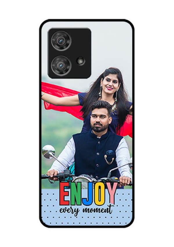 Motorola Edge 40 Neo Custom Glass Phone Case - Enjoy Every Moment Design