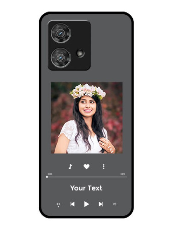 Custom Motorola Edge 40 Neo Custom Glass Phone Case - Play The Music Design