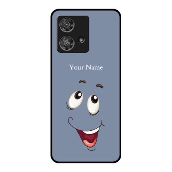 Motorola Edge 40 Neo Custom Glass Phone Case - Laughing Cartoon Face Design Motorola Edge 40 Neo Custom Glass Phone Case - Laughing Cartoon Face Design