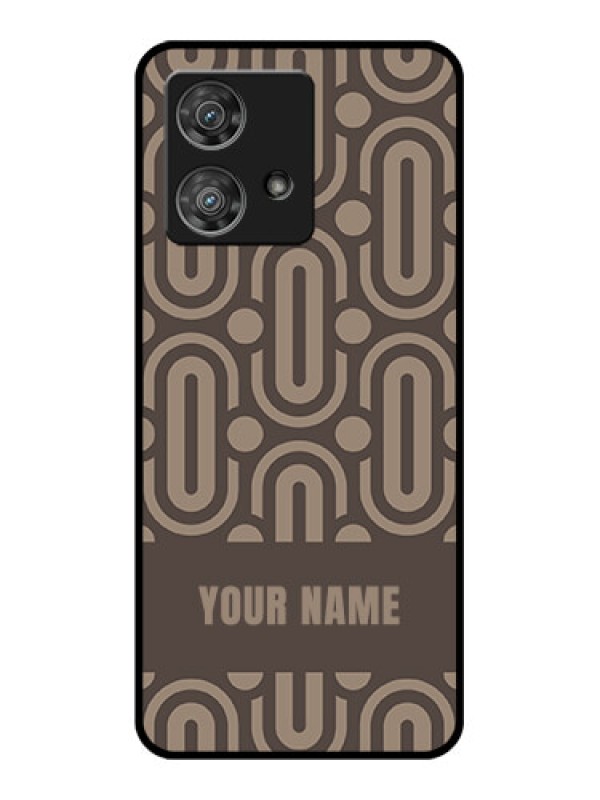 Custom Motorola Edge 40 Neo Custom Glass Phone Case - Captivating Zero Pattern Design