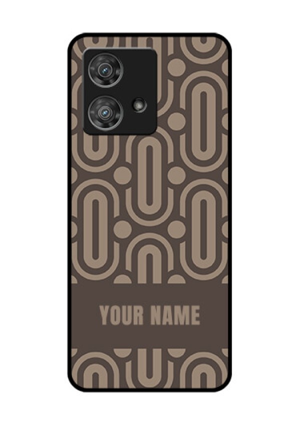 Motorola Edge 40 Neo Custom Glass Phone Case - Captivating Zero Pattern Design