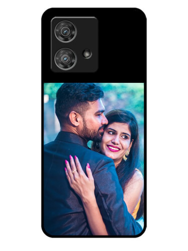 Custom Motorola Edge 40 Neo Custom Glass Phone Case - Upload Full Picture With Custom Color Design