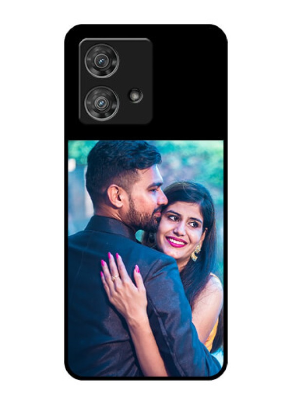 Motorola Edge 40 Neo Custom Glass Phone Case - Upload Full Picture With Custom Color Design