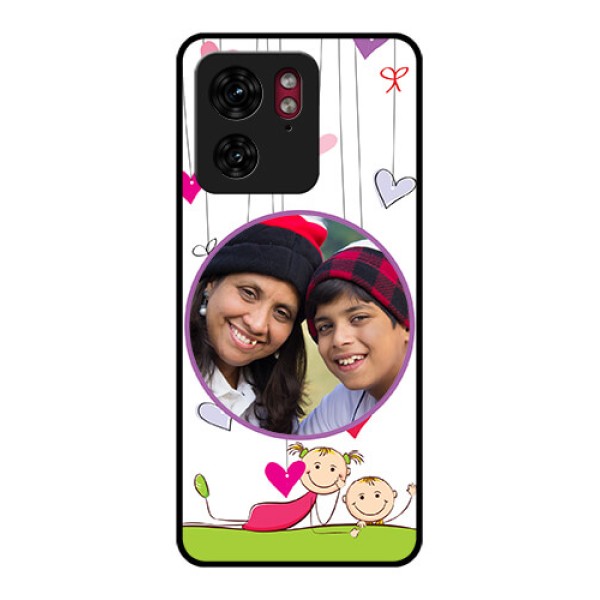 Motorola Edge 40 Custom Glass Phone Case - Cute Kids Phone Case Design Motorola Edge 40 Custom Glass Phone Case - Cute Kids Phone Case Design