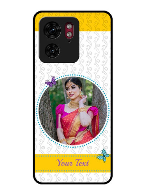 Custom Motorola Edge 40 Custom Glass Phone Case - Girls Premium Case Design