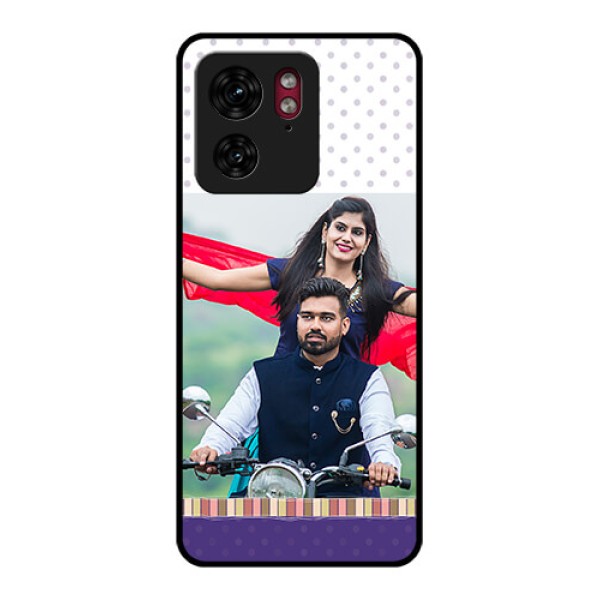 Motorola Edge 40 Custom Glass Phone Case - Cute Family Design